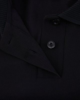 Puff Sleeve Collar T Shirt (Black)