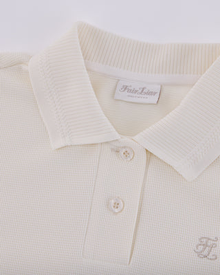 Puff Sleeve Collar T Shirt (Cream)