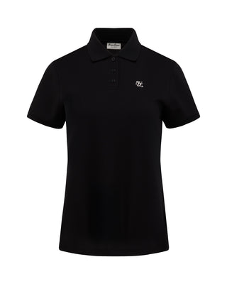 Fair Liar loose fit polo T Shirt (Black)