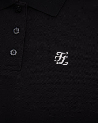 Fair Liar loose fit polo T Shirt (Black)