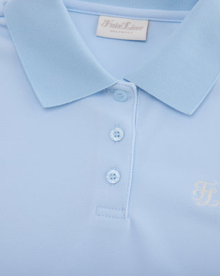 Fair Liar loose fit polo T Shirt (Blue)