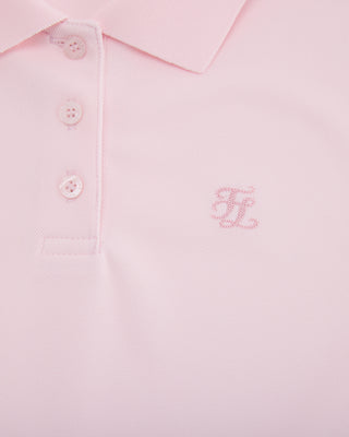Fair Liar loose fit polo T Shirt (Pink)
