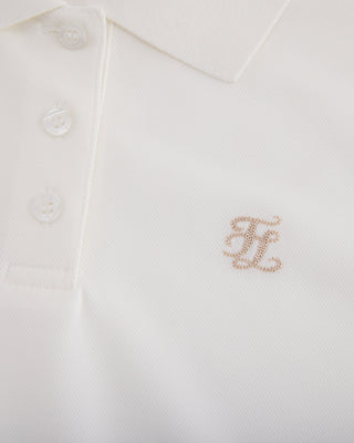 Fair Liar loose fit polo T Shirt (White)