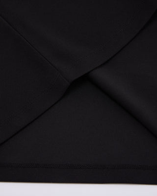 Fair Liar Loose Fit Polo Sleeveless T Shirt (Black)