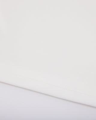 Fair Liar Loose Fit Polo Sleeveless T Shirt (White)