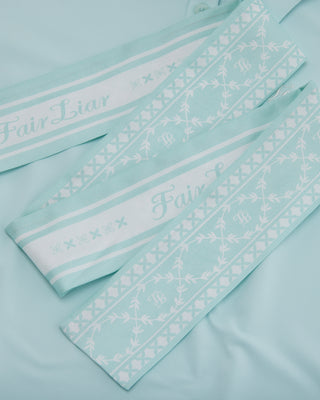 Fair Liar Silk Scarf Set T Shirt (Mint)