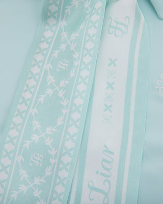 Fair Liar Silk Scarf Set T Shirt (Mint)