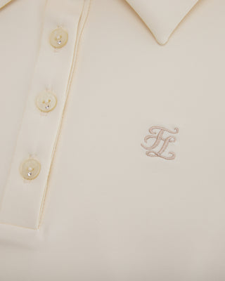 Fair Liar Silk Scarf Set T Shirt (Cream)