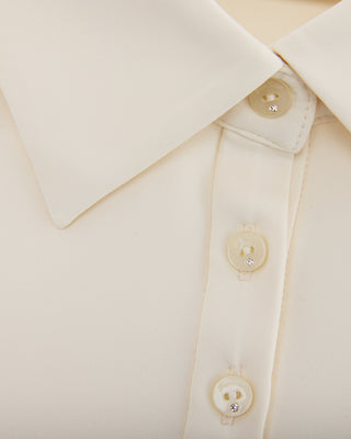 Fair Liar Silk Scarf Set T Shirt (Cream)