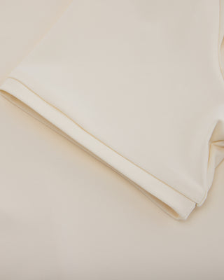 Fair Liar Silk Scarf Set T Shirt (Cream)