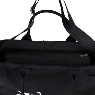 Ribbon String Boston Bag (Black)