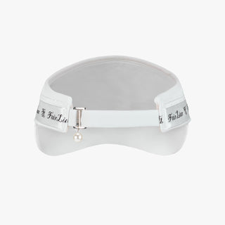 Logo Tape With Pearl Visor (White)