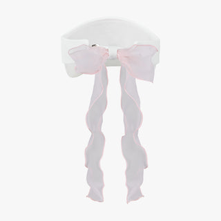 Color Organza Visor (Coral)