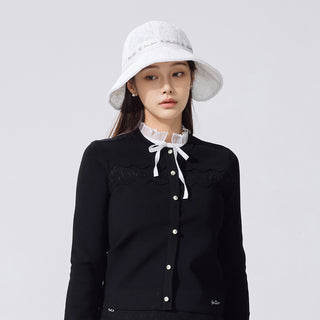 Lace Bonnet Hat (White)