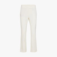 Back Logo Bootscut Pants (Cream)