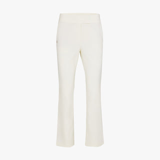 Back Logo Bootscut Pants (Cream)