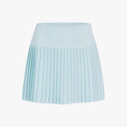 Crochet Flare Pleated Skirt (Mint)