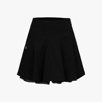 Lace Double Flare Skirt (Black)
