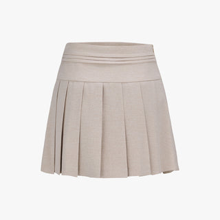 Twinkle Pleated Skirt (Beige)