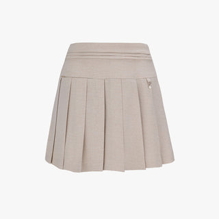 Twinkle Pleated Skirt (Beige)
