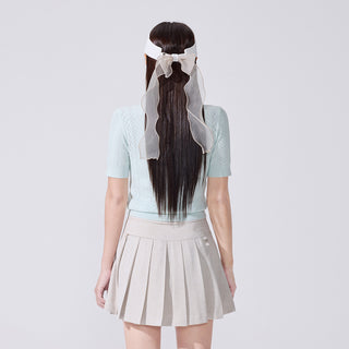 Twinkle Pleated Skirt (Beige)