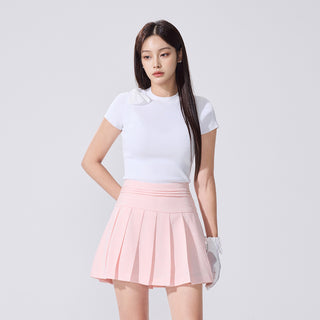 Twinkle Pleated Skirt (Coral)