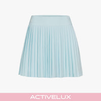 Pique Pleated Skirt (Mint)