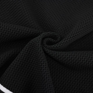Punched V-neck Vest (Black)