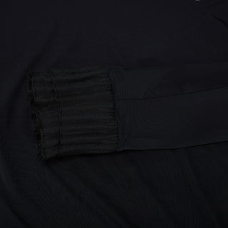 Frill Sleeve Cooling Inner T-shirt (Black)