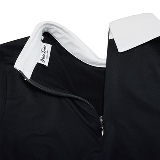 Ribbon Point Longsleeve T-shirt (Black)