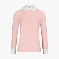 Ribbon Point Longsleeve T-shirt (Coral)