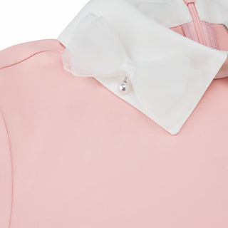 Ribbon Point Longsleeve T-shirt (Coral)