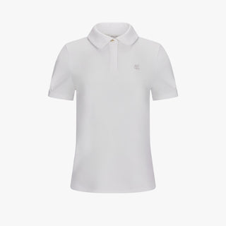 Lace Collar Puff Sleeve T-Shirt (White)