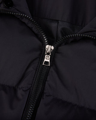 Knitted puffer Jacket (Black)