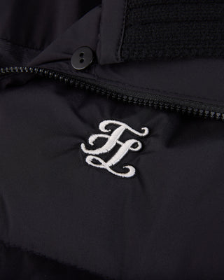 Knitted puffer Jacket (Black)