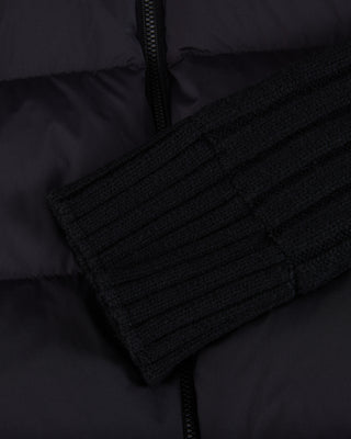 Knitted puffer Jacket (Black)