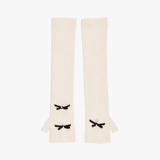 Knitted Arm Warmer (Ivory)