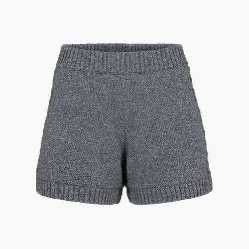 Windproof Knit Shorts (Charcoal Grey)