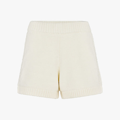 Windproof Knit Shorts (Ivory)