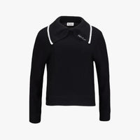Ribbon Windproof Knit (Black)