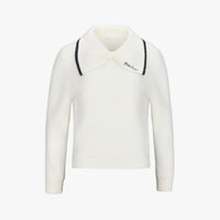 Ribbon Windproof Knit (Ivory)