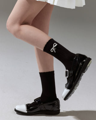 Pearl Mary Jane golf shoes (Black)