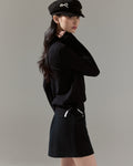 Fair Liar Detachable Collar Ribbon knit - Black