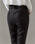 Fair Liar High waist Ribbon bootcut pants - Black