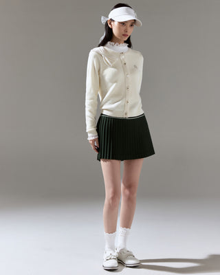 Big Ribbon Point Cardigan (Cream)