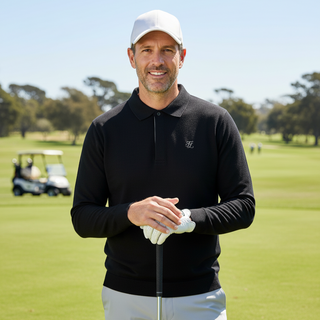 Men's Houndstooth Point T Shirt (black)