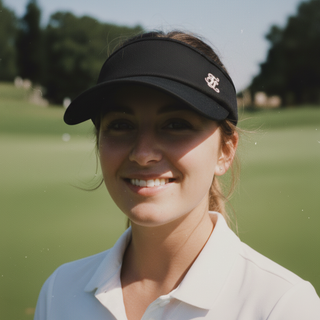 Detachable back ribbon visor (Black)