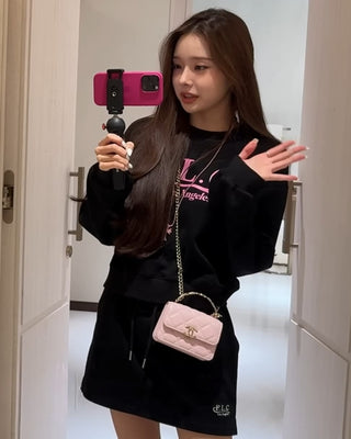 [FLC] FLC ESSENTIAL SWEATSKIRT (Black)
