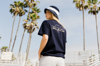 FLC Oversized Star T-shirts (Navy)