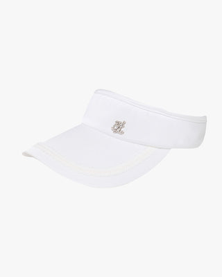 Taped Wide Visor (White)